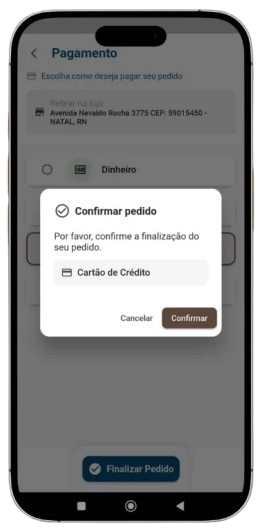 Confirmação de Pedido